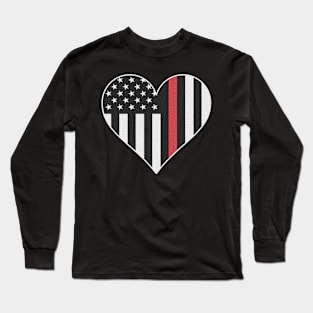 Firefighter Thin Red Line Long Sleeve T-Shirt